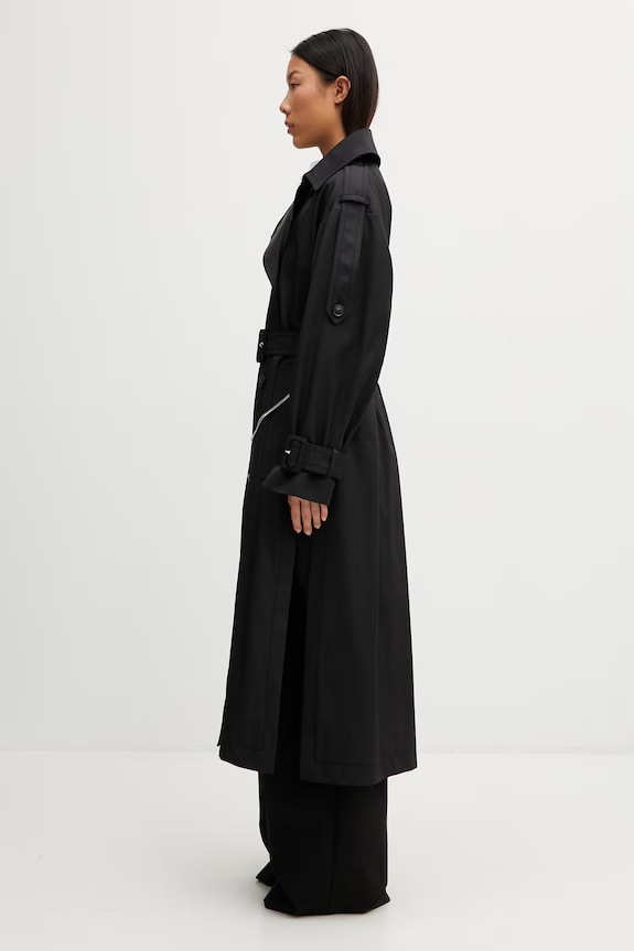 Sportmax Spxgocce καμπαρντίνα με βαμβάκι Γυναικεία 2612021031600 μαύρο SS26