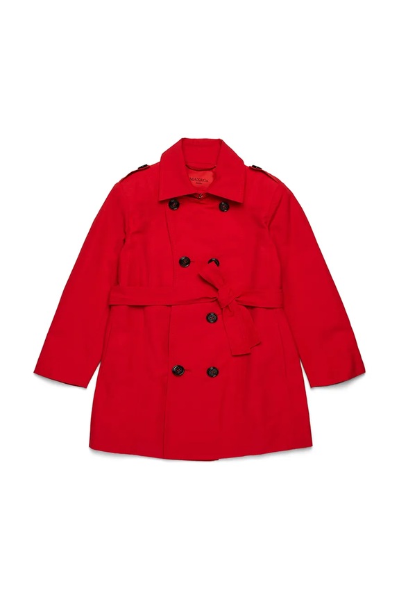 Detský trenčkot MAX&Co. MAXJ3F JACKET MX0011.MX003 červená SS26