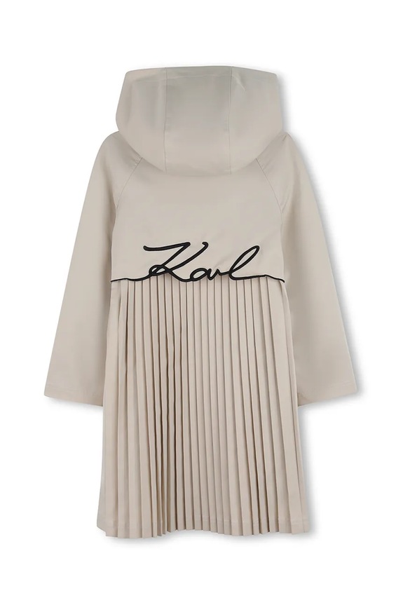 Дівчинка Дитячий плащ Karl Lagerfeld Z31126.156.162 бежевий