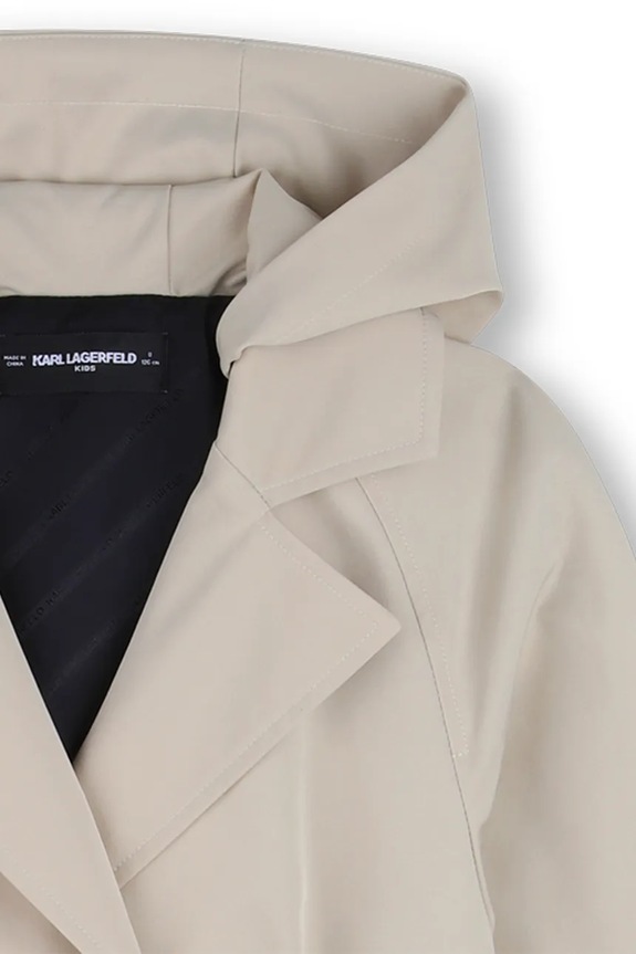 Дитячий плащ Karl Lagerfeld бежевий Z31126.156.162