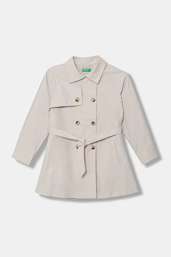 United Colors of Benetton trencz dziecięcy beżowy 23JACN075.G.Stagionale