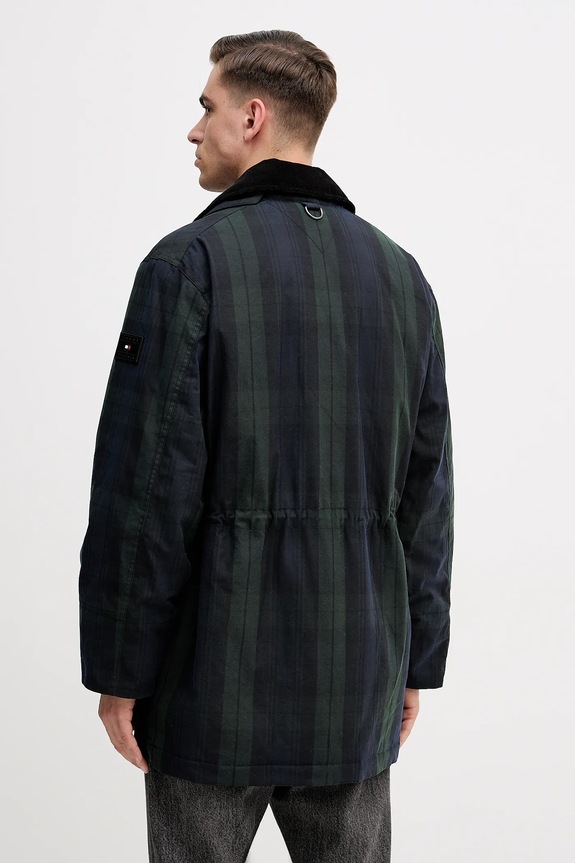 Oblečenie Bavlnená bunda Tommy Hilfiger MW0MW42585 tmavomodrá