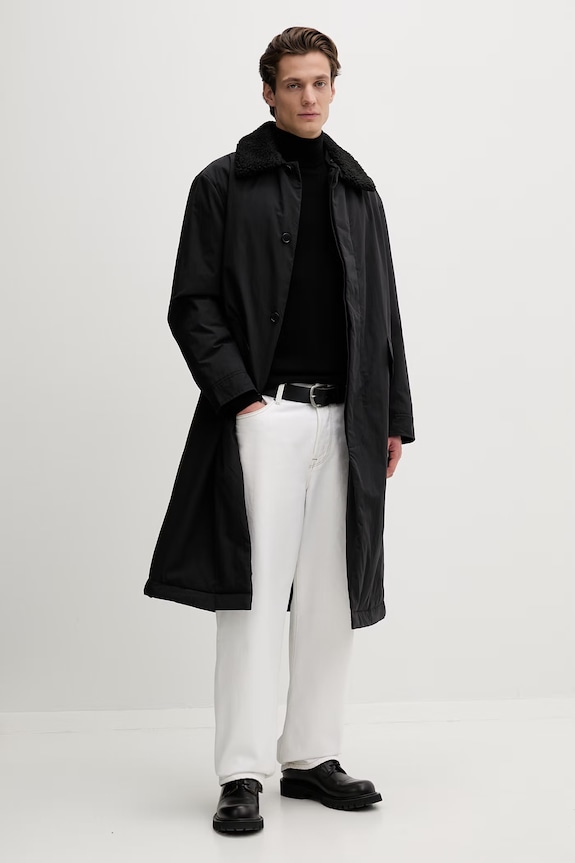 Палто AllSaints M050OD черен SS26