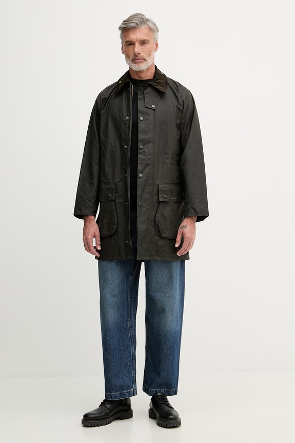 Barbour giacca da uomo in cotone Northumbria MWX0009 verde SS26