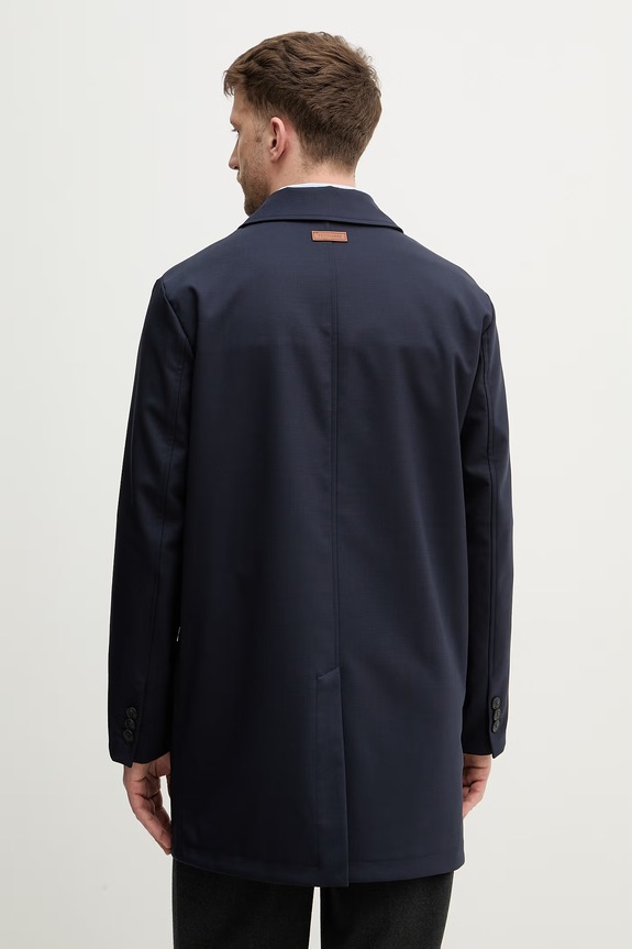 Ρούχα Παλτό με προσθήκη μαλλιού Trussardi 0001M000002N σκούρο μπλε