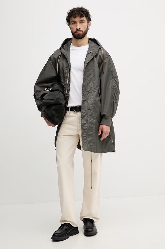 Armani Exchange kabát férfi XM001820.AF16593 zöld SS26