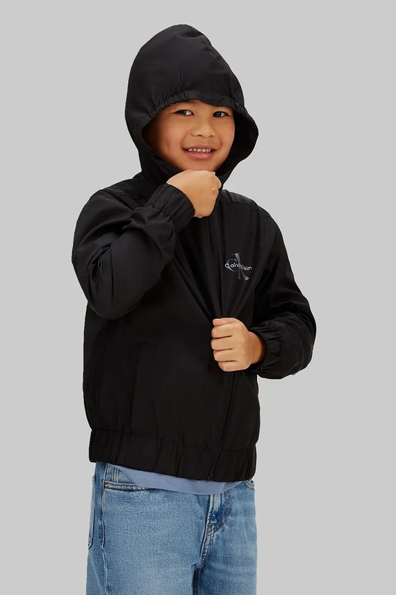 Αγορίστικα Παιδικό μπουφάν Calvin Klein Jeans IB0IB02639.128.176.PPY2 μαύρο