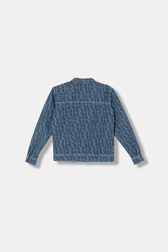 Băieți Emporio Armani geacă de blugi pentru copii EB001254.AF24090 albastru