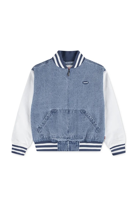 Levi's gyerek farmerkabát DENIM BOMBER JACKET 9EP681 kék SS26