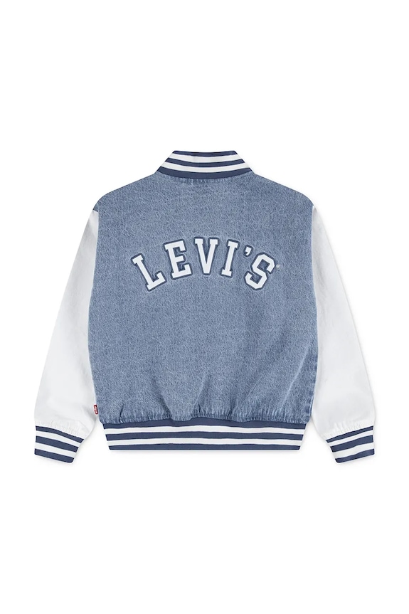 Fiú Levi's gyerek farmerkabát DENIM BOMBER JACKET 9EP681 kék