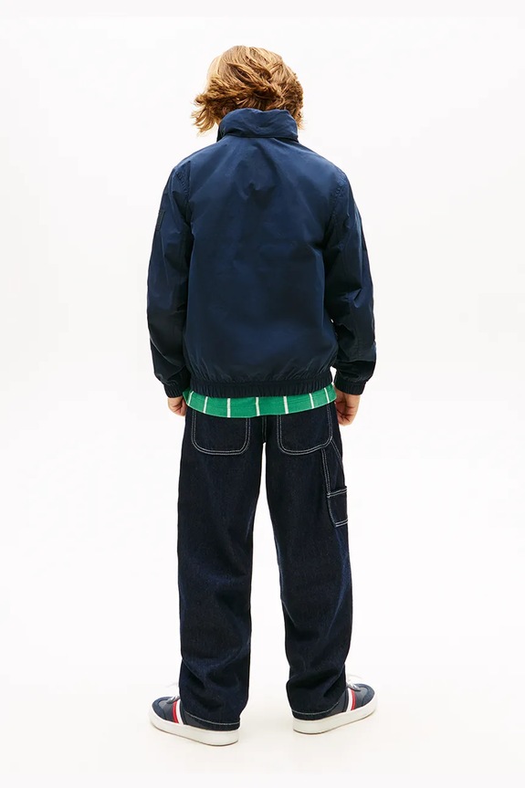Tommy Hilfiger krótka kurtka dziecięca granatowy KB0KB10396.98.122.PPY2
