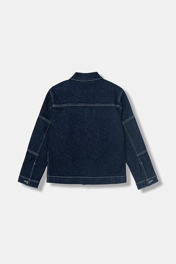 Guess geacă de blugi pentru copii, din bumbac cu elastan L6GL02.D8110.PPY2.M bleumarin SS26