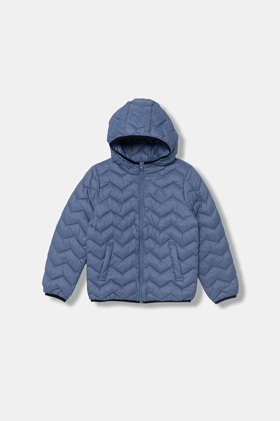 United Colors of Benetton коротка куртка дитяча блакитний 2TWDCN04V.G.Stagionale