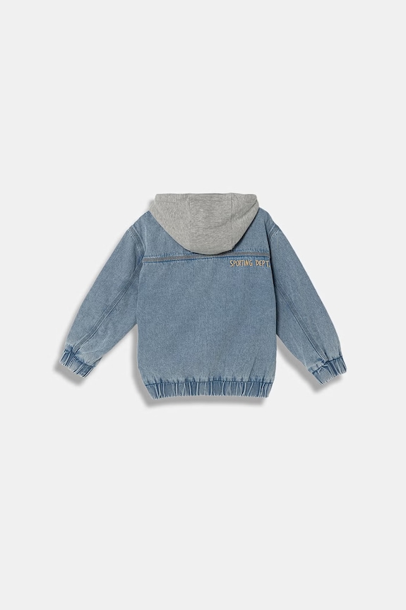 United Colors of Benetton kurtka dziecięca jeansowa 2KEHCN07B.G.Stagionale niebieski SS26