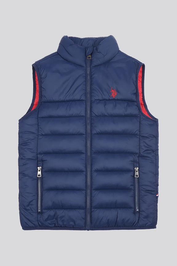 U.S. Polo Assn. Gilet per bambini USP2508 blu navy SS26