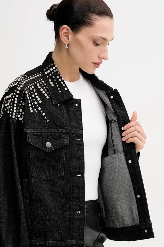 Gestuz giacca di jeans 10910794