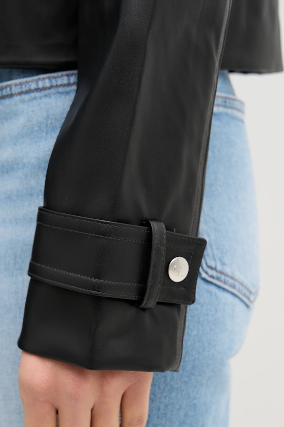 Μπουφάν Calvin Klein Jeans LV047E501G μαύρο