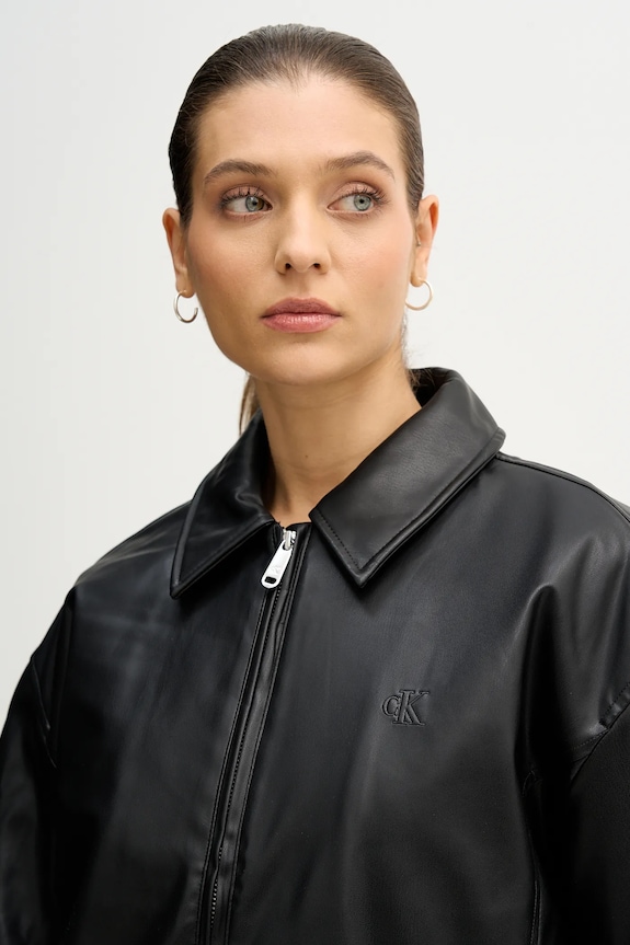 Μπουφάν Calvin Klein Jeans μαύρο LV047E507G