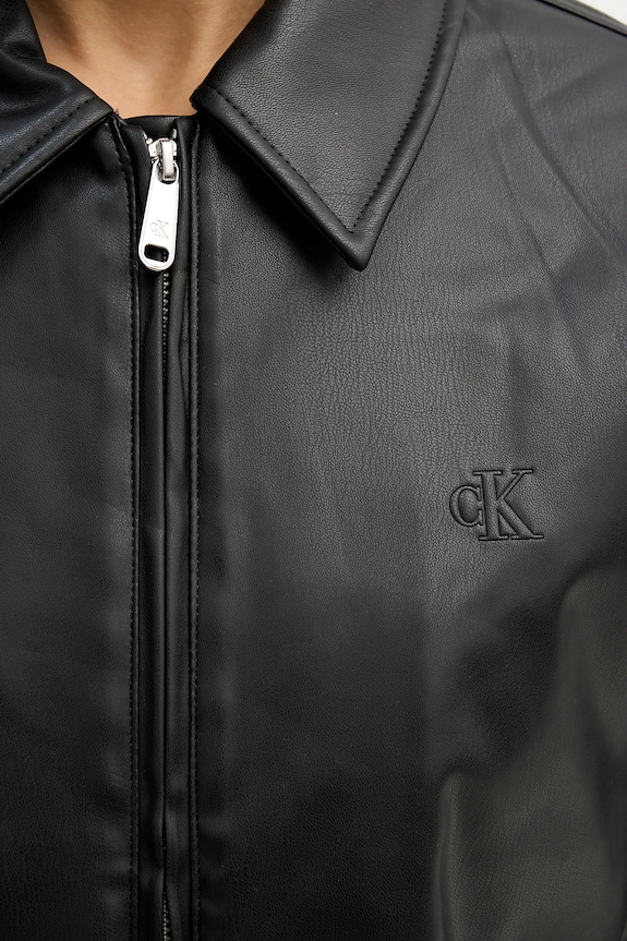 Μπουφάν Calvin Klein Jeans LV047E507G μαύρο