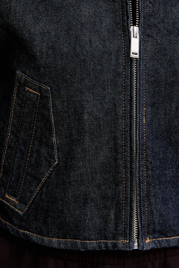 Rifľová bunda Calvin Klein Jeans LV047E731G čierna