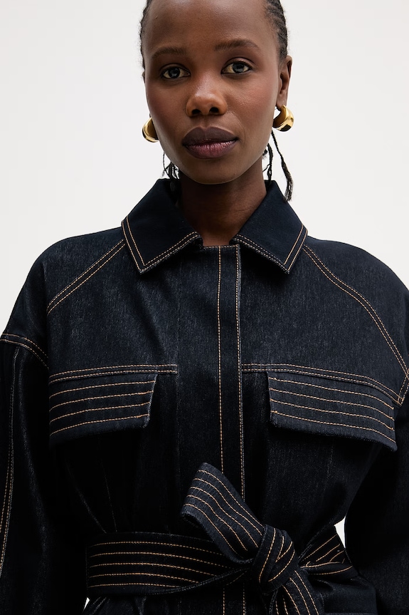 Τζιν μπουφάν MM by Max Mara WEST σκούρο μπλε 2616911017600
