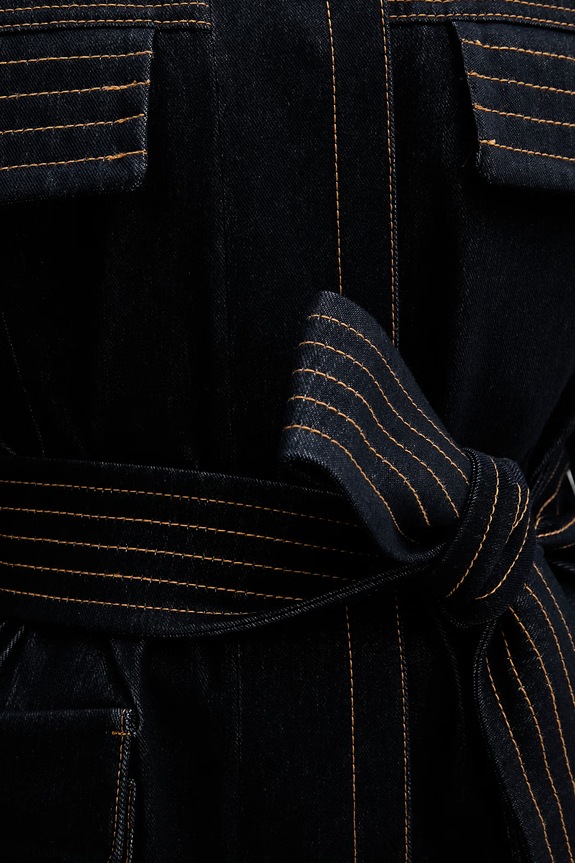 Τζιν μπουφάν MM by Max Mara WEST 2616911017600 σκούρο μπλε