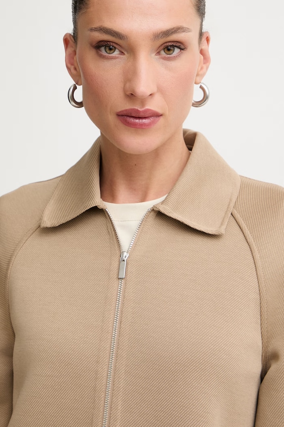 MM by Max Mara krótka kurtka damska ELISEO beżowy 2616911047600