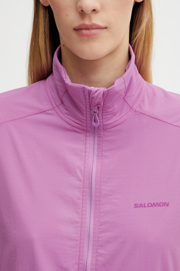 Μπουφάν Salomon ESSENTIAL LIGHTWARM μωβ LC2756500