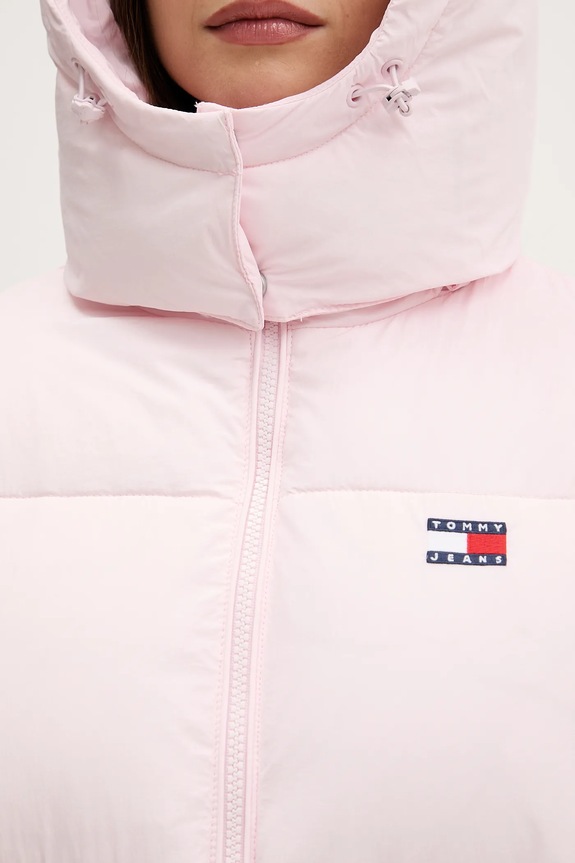Bunda Tommy Jeans DW0DW22041 růžová