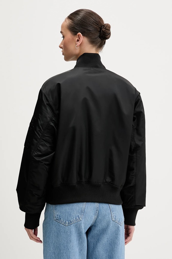 Ρούχα Μπουφάν bomber Tommy Jeans DW0DW22046 μαύρο