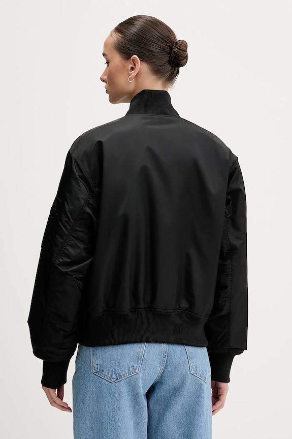Ρούχα Μπουφάν bomber Tommy Jeans DW0DW22046 μαύρο
