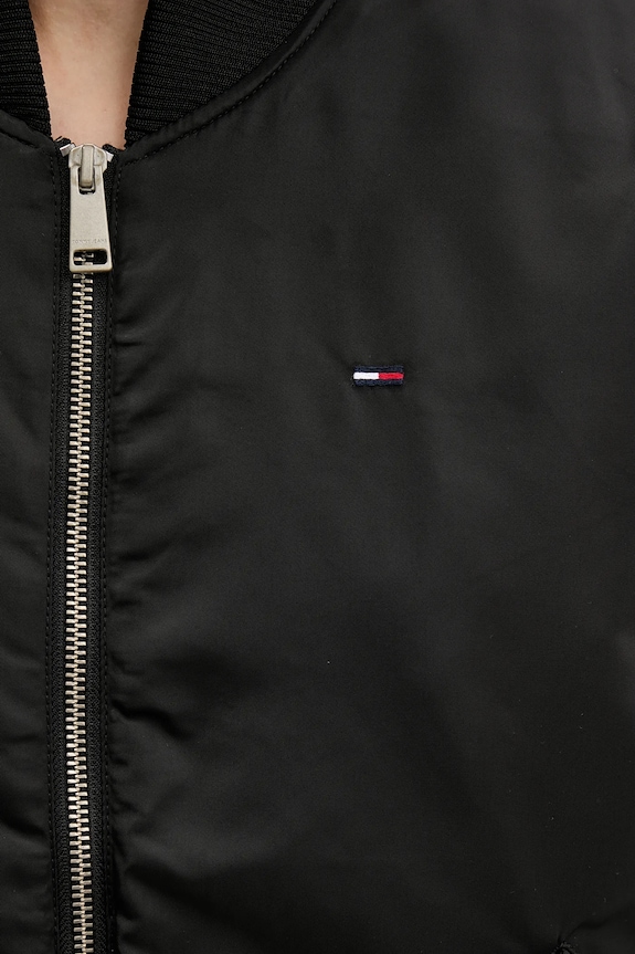 Μπουφάν bomber Tommy Jeans DW0DW22046 μαύρο