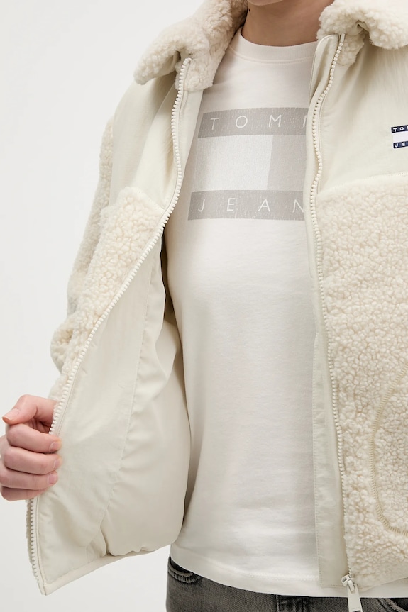 Яке Tommy Jeans DW0DW22053 бежов