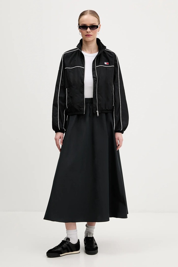 Μπουφάν Tommy Jeans DW0DW22055 μαύρο SS26