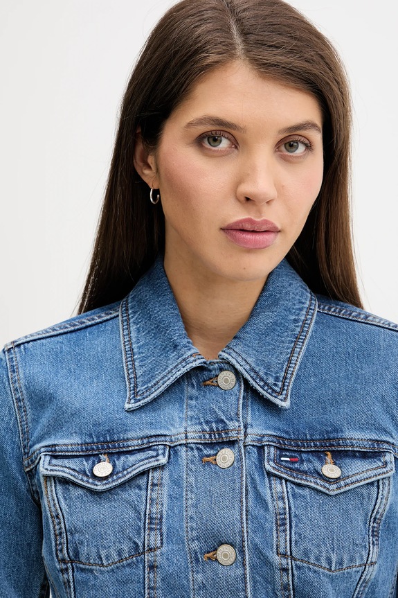 Tommy Jeans kurtka jeansowa niebieski DW0DW22489