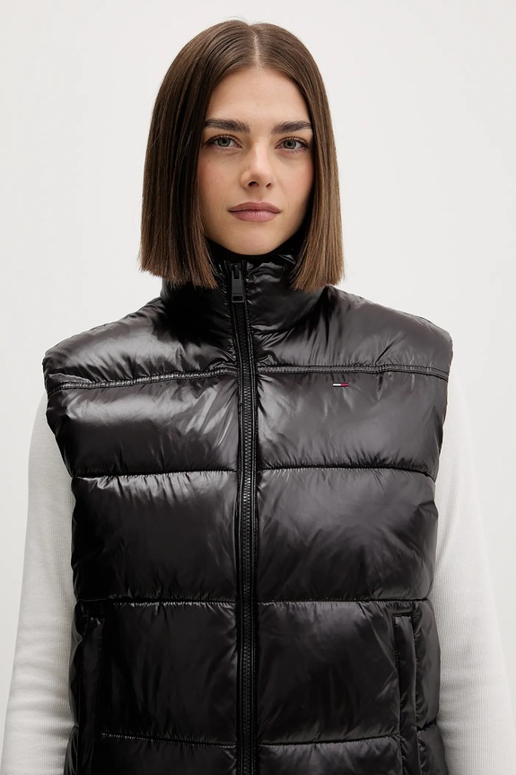 Tommy Jeans vestă negru DW0DW22037
