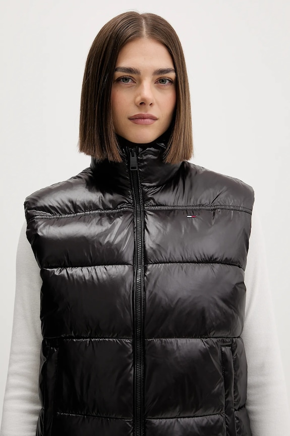Tommy Jeans vestă negru DW0DW22037