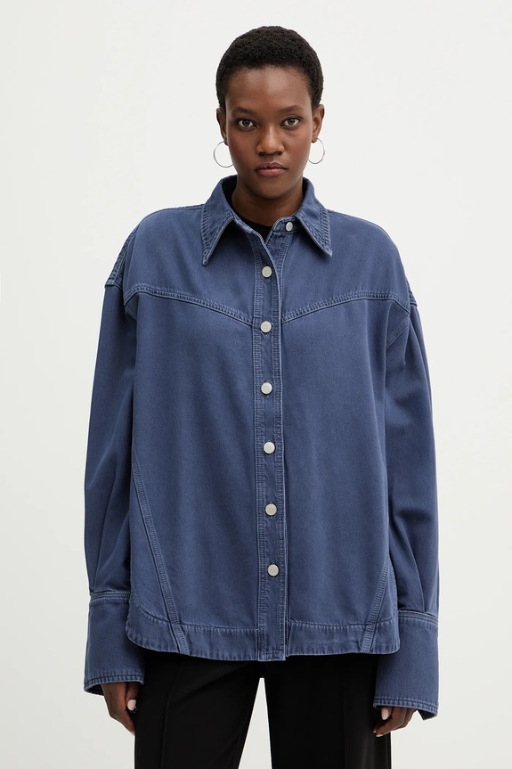 BOSS Orange farmering C OVERSHIRT 1.0 farmer sötétkék 50552520