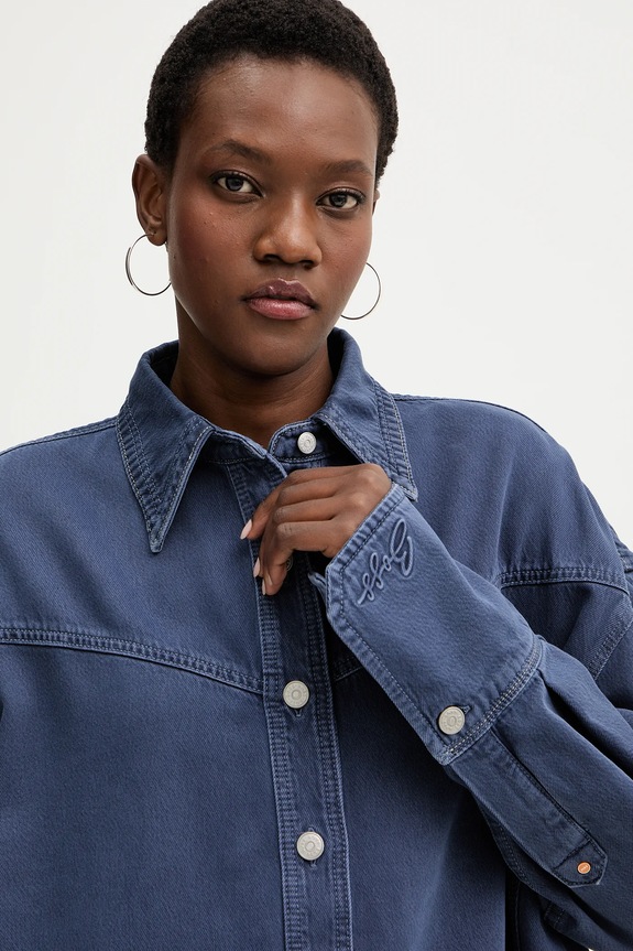 BOSS Orange farmering C OVERSHIRT 1.0 sötétkék 50552520