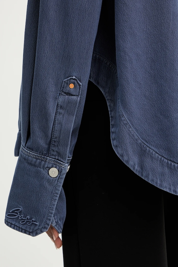 BOSS Orange farmering C OVERSHIRT 1.0 50552520 sötétkék