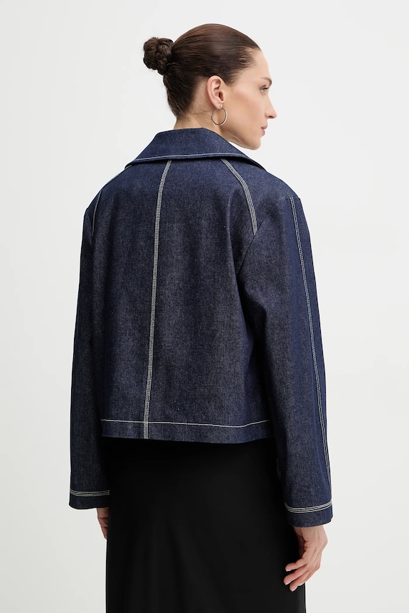 Odzież PS Paul Smith kurtka jeansowa W2R.409J.V31416 granatowy