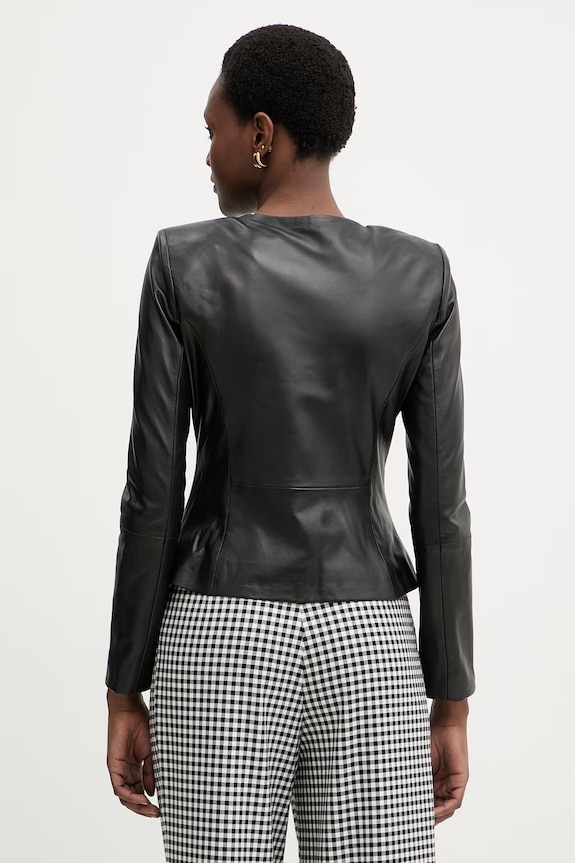 Odjeća Marciano by Guess kratka jakna za žene od kože CARA G6GL02.L0083 crna