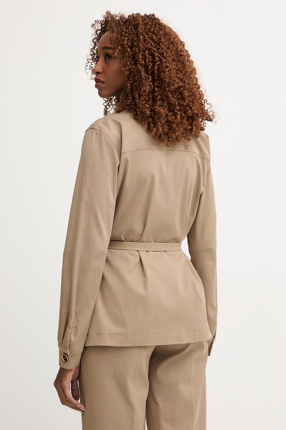 Oblečenie Marciano by Guess bunda dámska s lyocellom DONA G6GN03.W1746 béžová