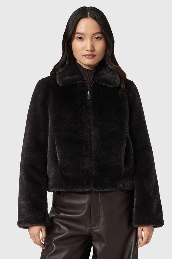 AllSaints geacă cu captuseala maro W080OD