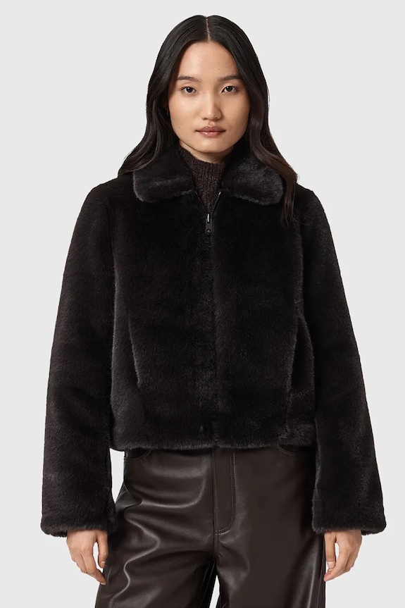 AllSaints geacă cu captuseala maro W080OD