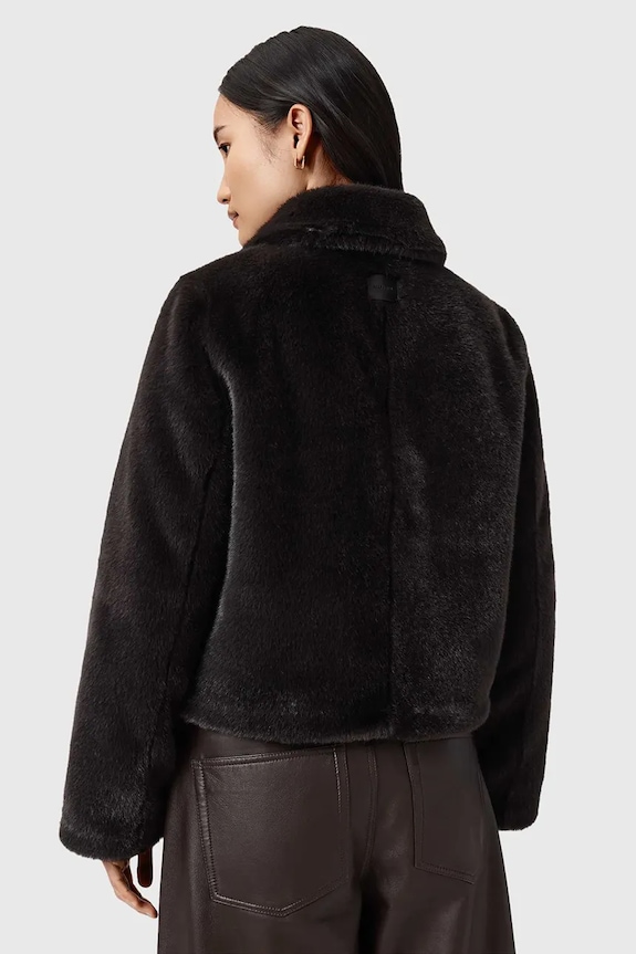 AllSaints geacă W080OD maro SS26