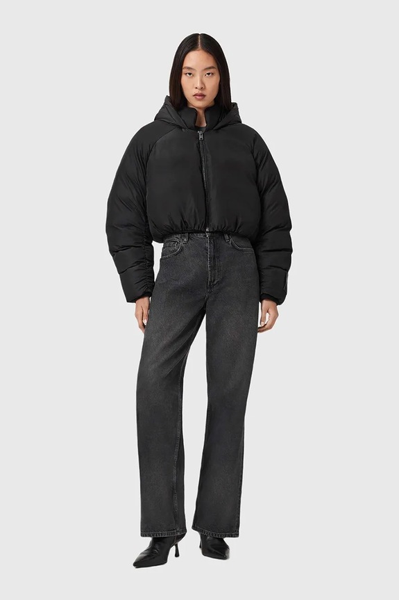 Ρούχα Μπουφάν AllSaints W078OD μαύρο