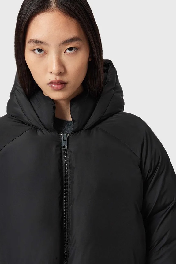 Μπουφάν AllSaints μαύρο W078OD