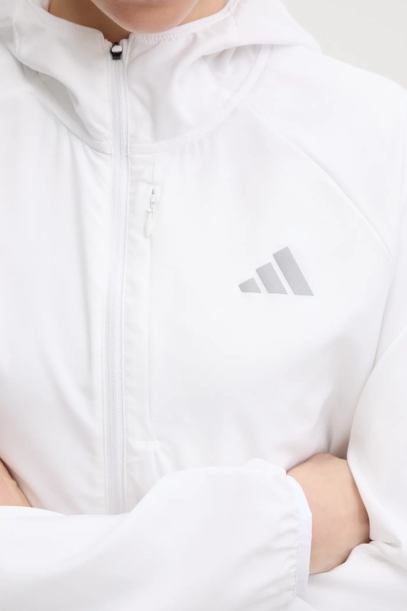 adidas Performance kurtka do biegania Run Essentials KA0253 biały