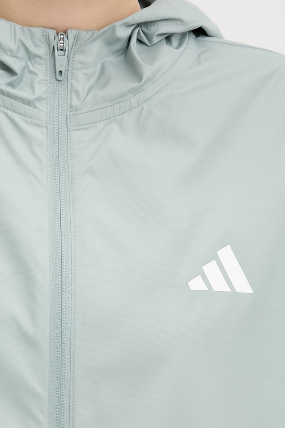 adidas Performance kurtka treningowa Hyperglam Windy KC7654 turkusowy